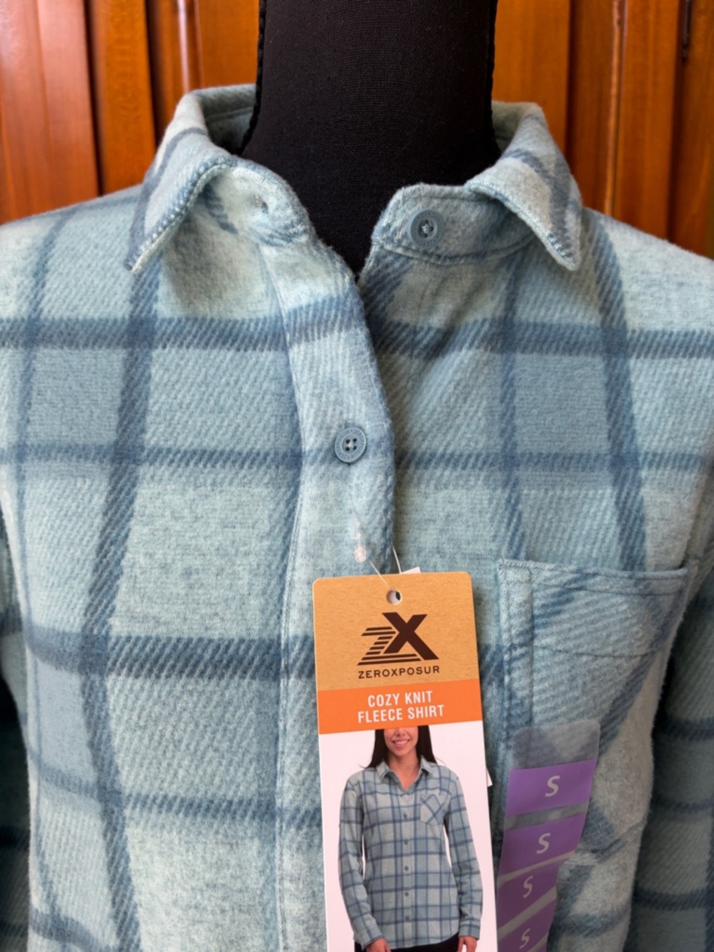 Ladies ZeroXposur Cozy Knit Fleece Shirt - Picture 3 of 14